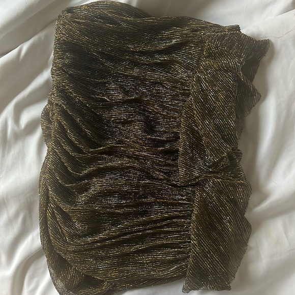 Golden silver Zara skirt - Picture 1 of 3